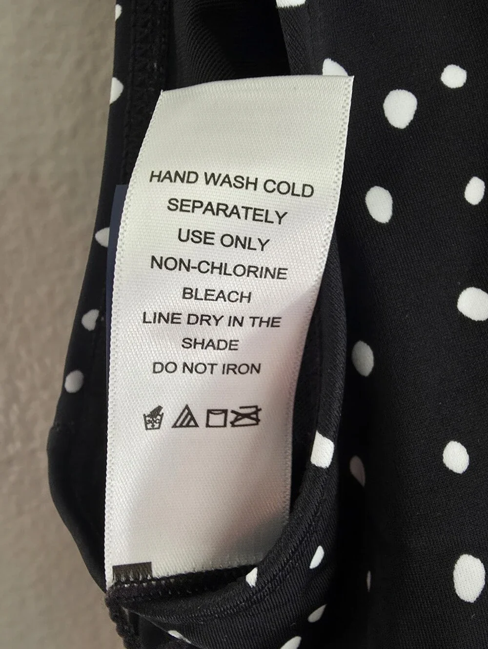 Swimsuits For All Women's Side Tie Blouson Tankini Top Polka Dot 16 NWOT